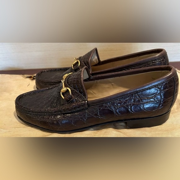 Rare Gucci Alligator Flats 9B - Picture 3 of 6